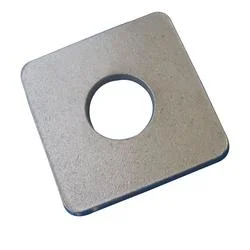 Metal direto do fabricante DIN436 304 316 Aço inoxidável M6-M20 Arruela de placa plana quadrada com furo redondo
